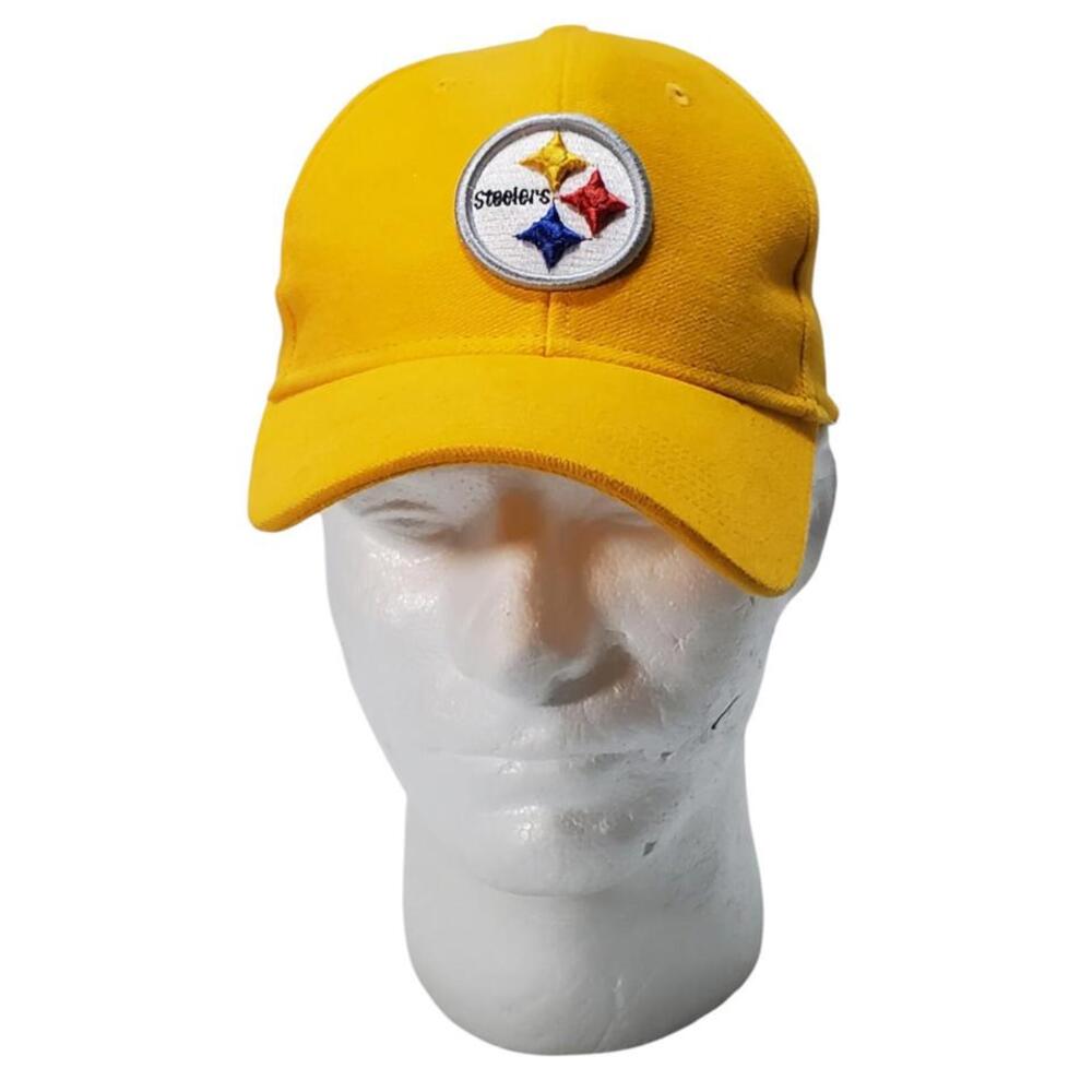Pittsburgh Steelers NFL Football Reebok Yellow Strapback Hat Cap
